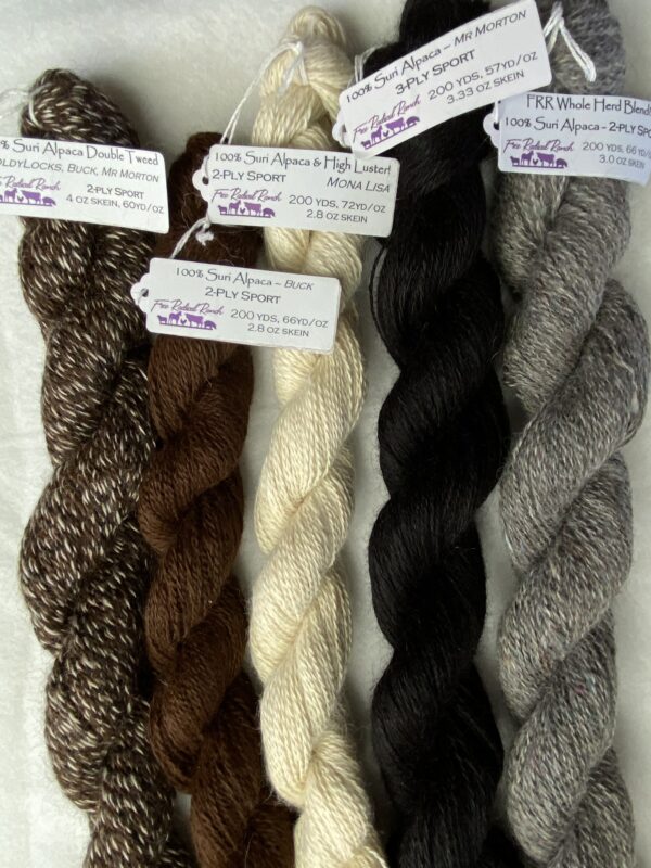 Yarn, 100% Suri Alpaca