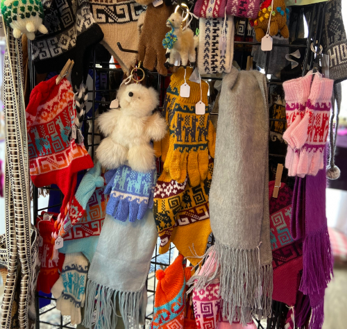 Peruvian Keychains Hats Scarves Gloves