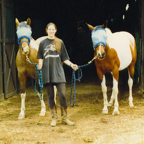 Jennifer with Lanaha & PeaPod - Lexington 1996